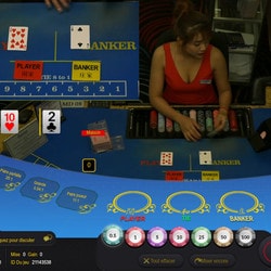 Baccarat en ligne Ezugi en direct du Queenco Casino du Cambodge