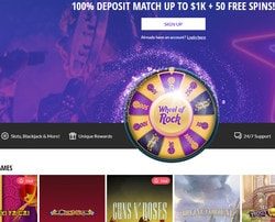 Jeux en live Evolution Gaming sur le casino Hard Rock Casino Atlantic City