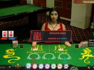 Baccarat en live Dragon Tiger d'Ezugi
