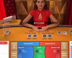 Plusieurs variantes de baccarat en ligne avec croupiers en live sur Magical Spin