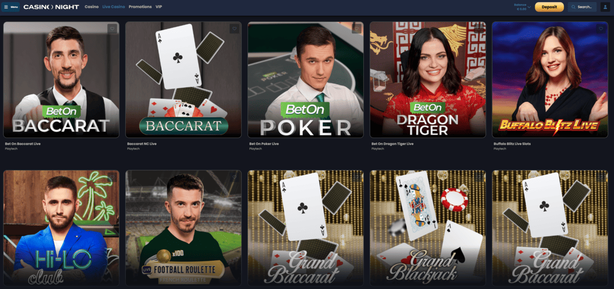 Casino Night Online Casino en ligne Night