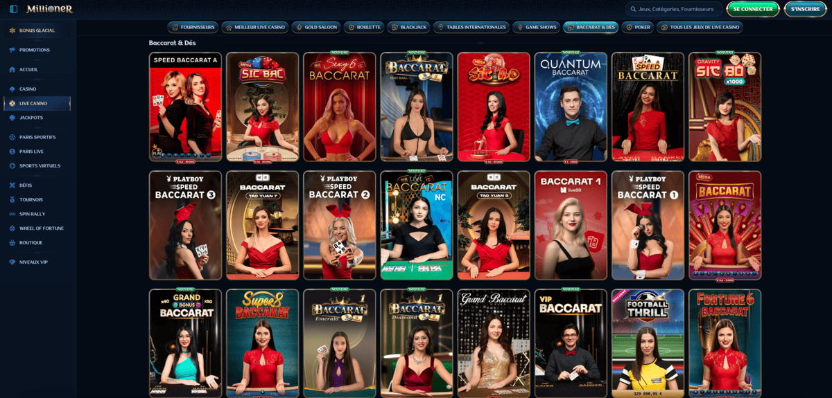 Jeux Live Millioner Jeux en live Millioner