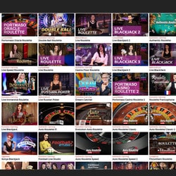 Jeux en live de 9 logiciels avec croupiers en direct sur Lucky31 Casino
