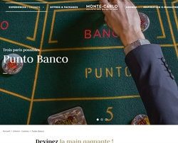 Les joueurs VIP de l’hôtel de Paris de Monte Carlo peuvent jouer au Punto Banco d'une suite