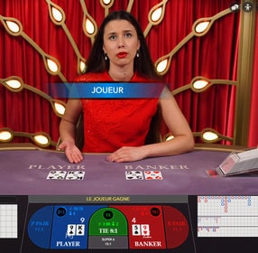 La table No Commission Speed Baccarat pour jouer rapidement sans payer de frais