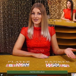 Tables rapides de baccarat d'Evolution Gaming