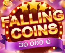 Tournoi de machines a sous Falling Coins sur Cresus Casino