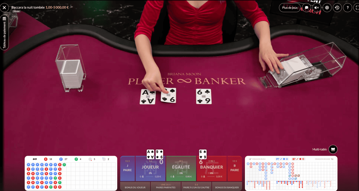 Cartes Baccarat After Dark